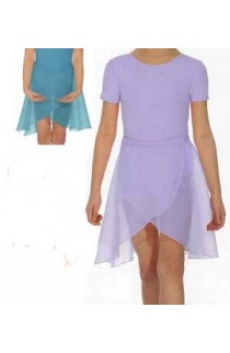 Tulip Wrapover skirt for RAD. Lilac, Blue & Black
