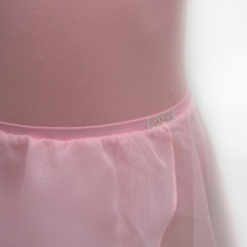 RAD Logo on pink chiffon ballet skirt for Royal Academy of Dance & ballet classes